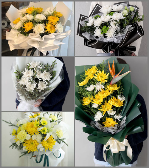 福建福州长乐市古槐镇华元村白事花束代送